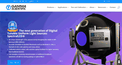 Desktop Screenshot of gamma-sci.com